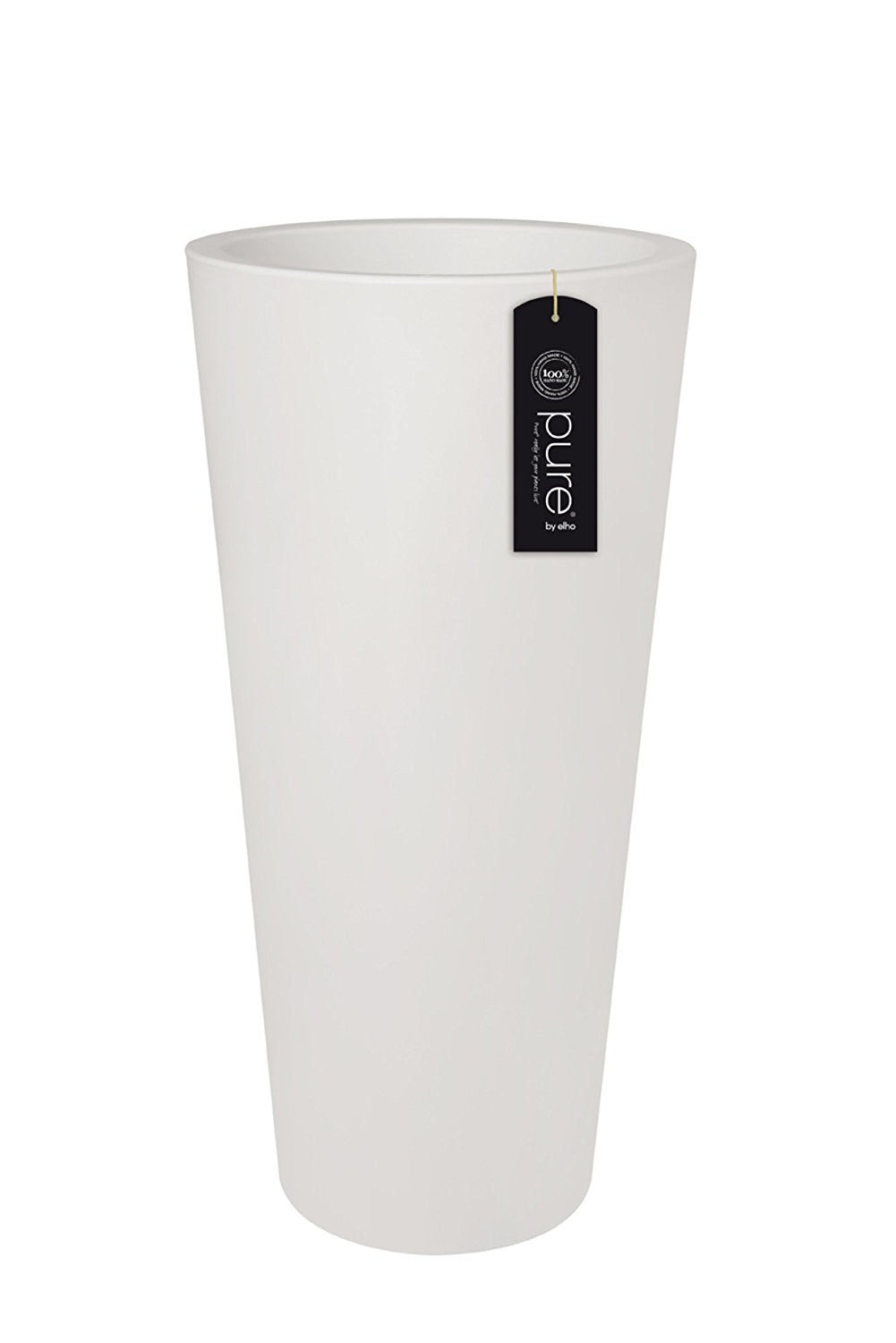 VASE HAUT ROND ET DROIT PUR 40CM COULEUR AU CHOIX