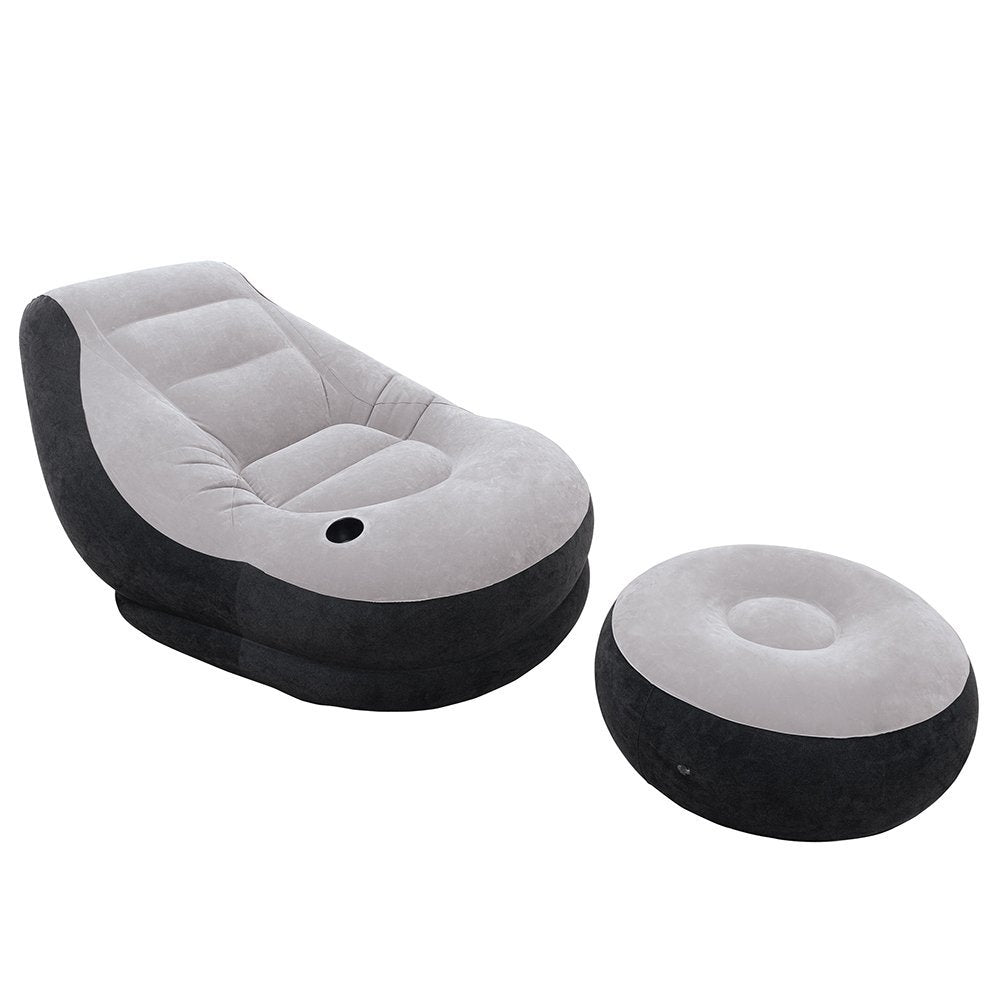 POLTRONA LOUNGE 99X130X76CM CON POGGIA PIEDI