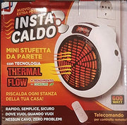 INSTA CALDO MINI STUFETTA DA PARETE CON TELECOMANDO