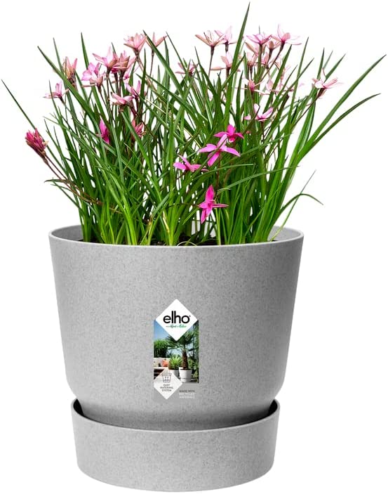 VASO GREENVILLE ROUND 16CM LIVING CONCRETE