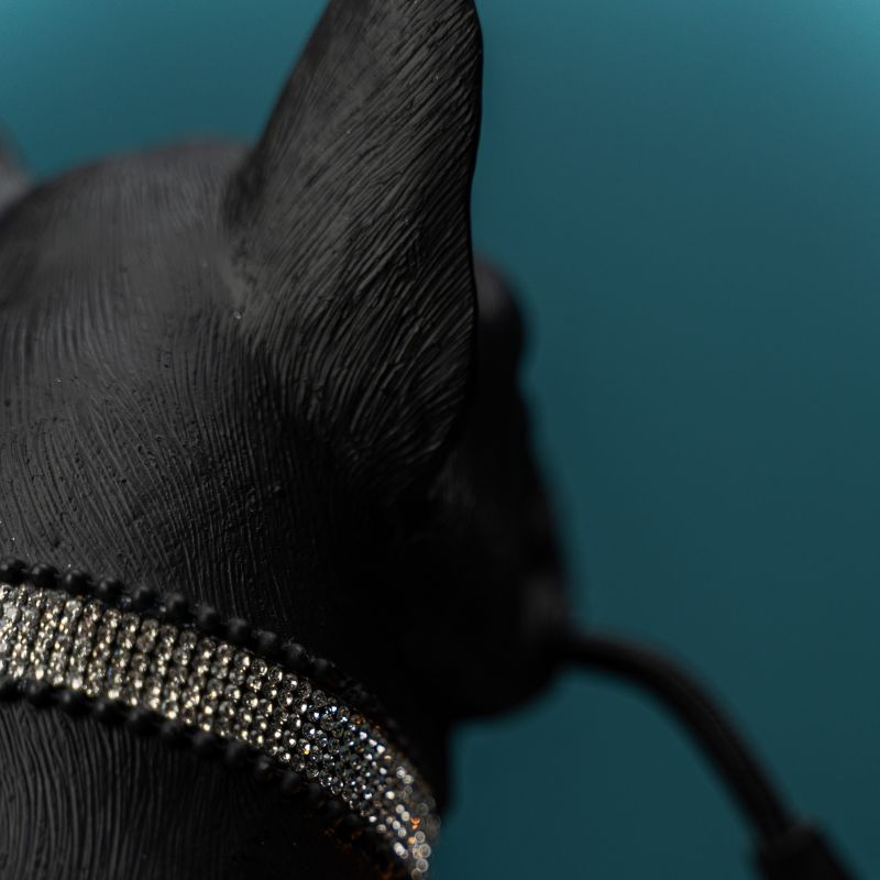LAMPADA DA TAVOLO CANE FRANCIS NERO