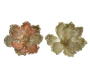 MAGNOLIA CON GLITTER E CLIP 16CM MODELLO ASSORTITO