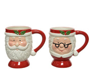 TAZZA MAMMA/BABBO NATALE 14X9,5X13CM MODELLO ASSORTITO