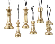 1 DECORAZIONE A SCACCHI APPENDIBILE H8CM ORO