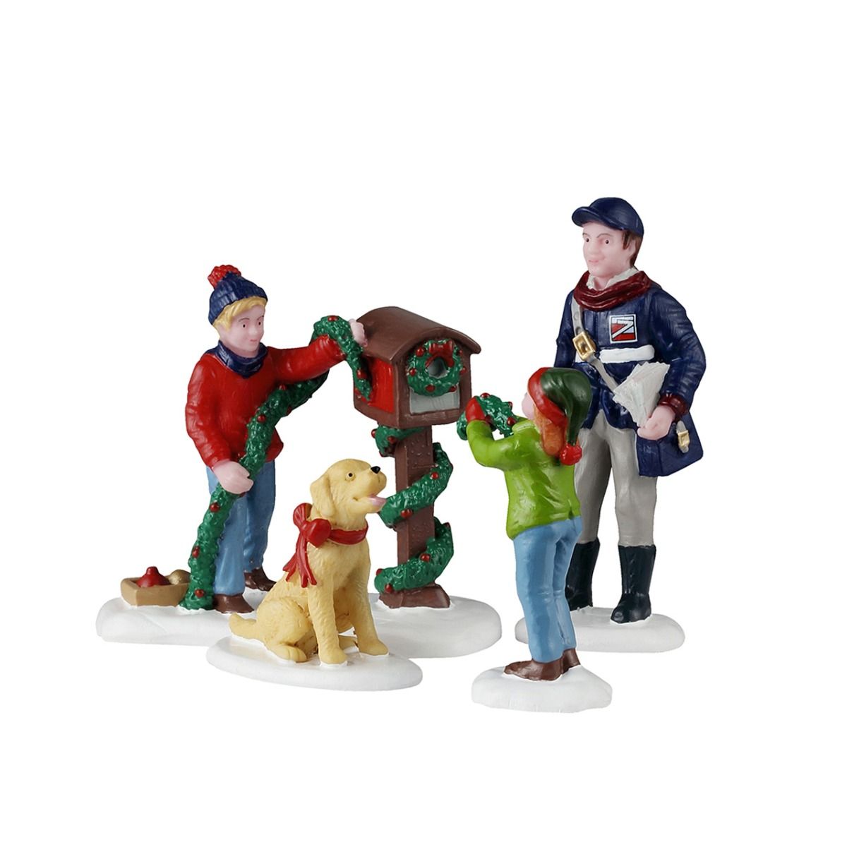 OFFERTA LEMAX CADDINGTON VILLAGE - THE LITTLE BRICK HOUSE + MAILBOX DECORATING + BUTTERNUT TREE, SMALL