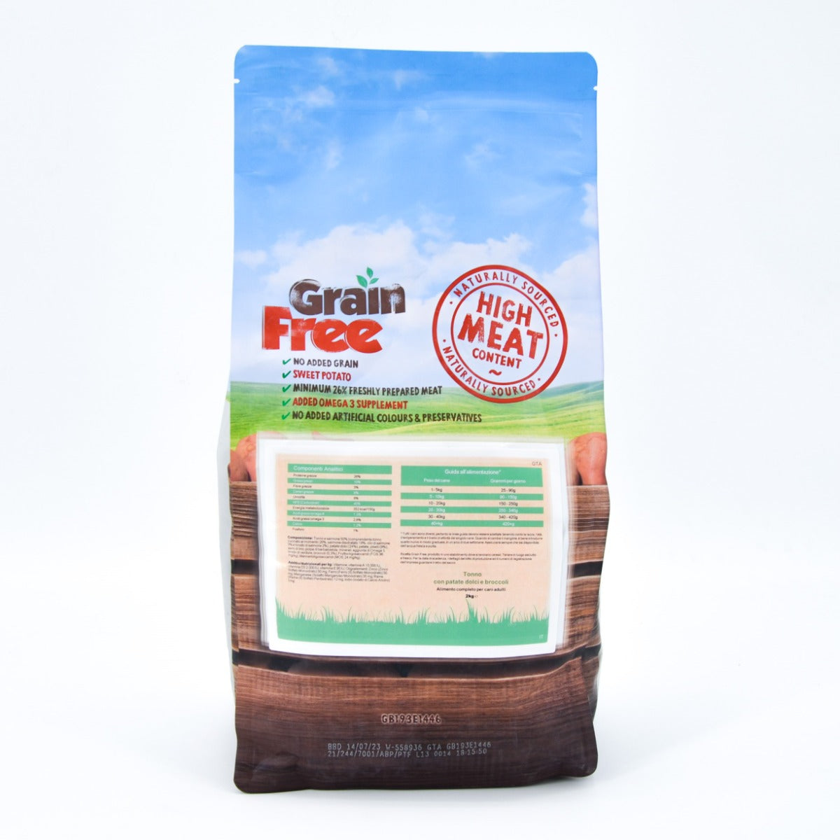 CROCCHETTE PERAGA GRAIN FREE PER CANE ADULTO 2KG TONNO