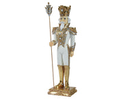 SOLDATINO DI NATALE H178CM ORO E BIANCO