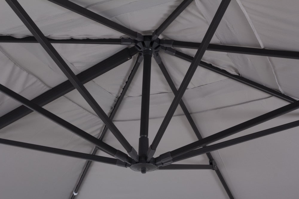 OMBRELLONE RETRATTILE CALIS 4X4 MT GRIGIO