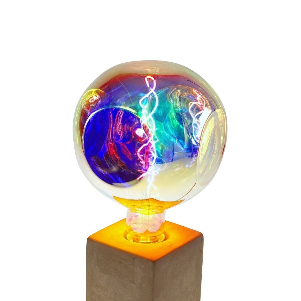 Lampadina LED Iris iridescente D12.5x17cm