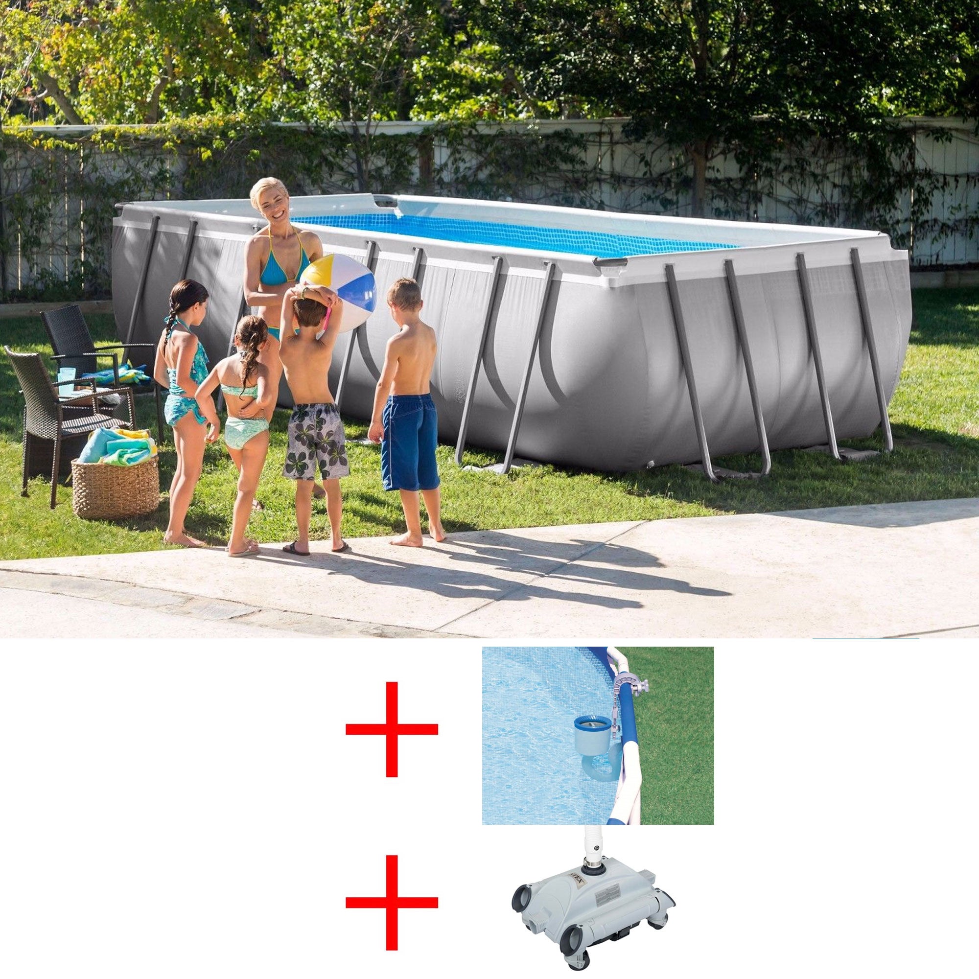 OFFERTA PISCINA ULTRA FRAME 549X274X132 +ROBOT PULIZIA +SKIMMER