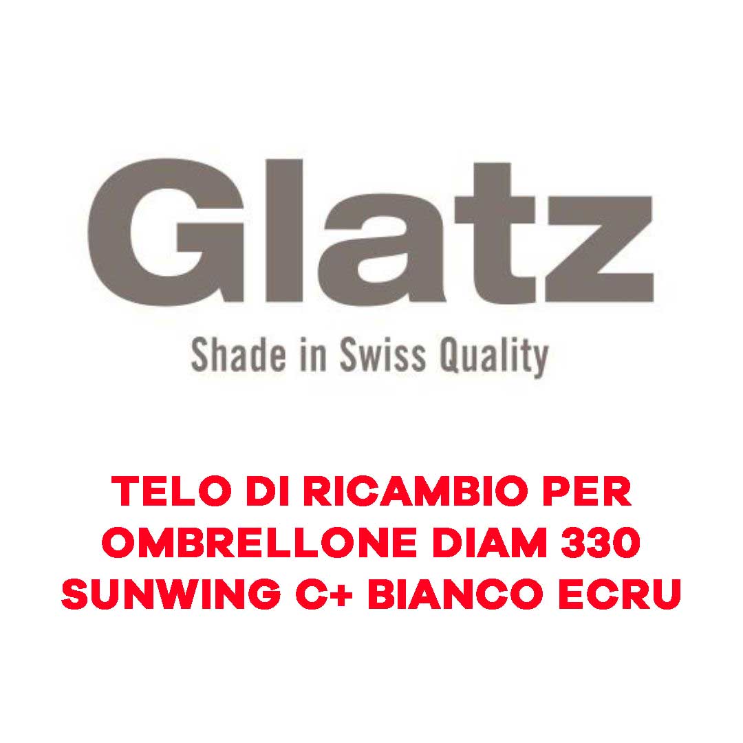 TELO DI RICAMBIO PER OMBRELLONE DIAM 330 SUNWING C+ BIANCO ECRU