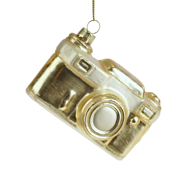 Fotocamera Vintage Decorativa Oro 10X7