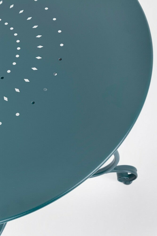 TAVOLO ETIENNE BLU OCEAN Ø70CM