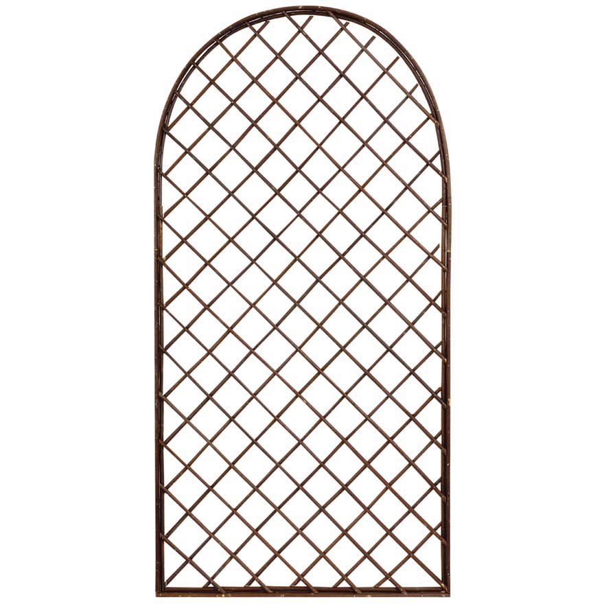 TRALICCIO ARCO IN SALICE NATURALE 120X60CM