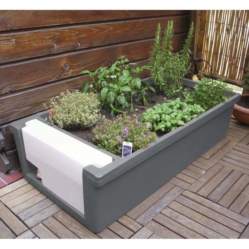 ORTO URBANO COLOR ANTRACITE 115X58XH28CM