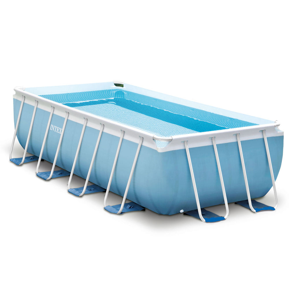 OFFERTA PISCINA PRISMA METAL FRAME 400X200X100 RETTANGOLARE + KIT PULIZIA + 6 CARTUCCE PER FILTRO