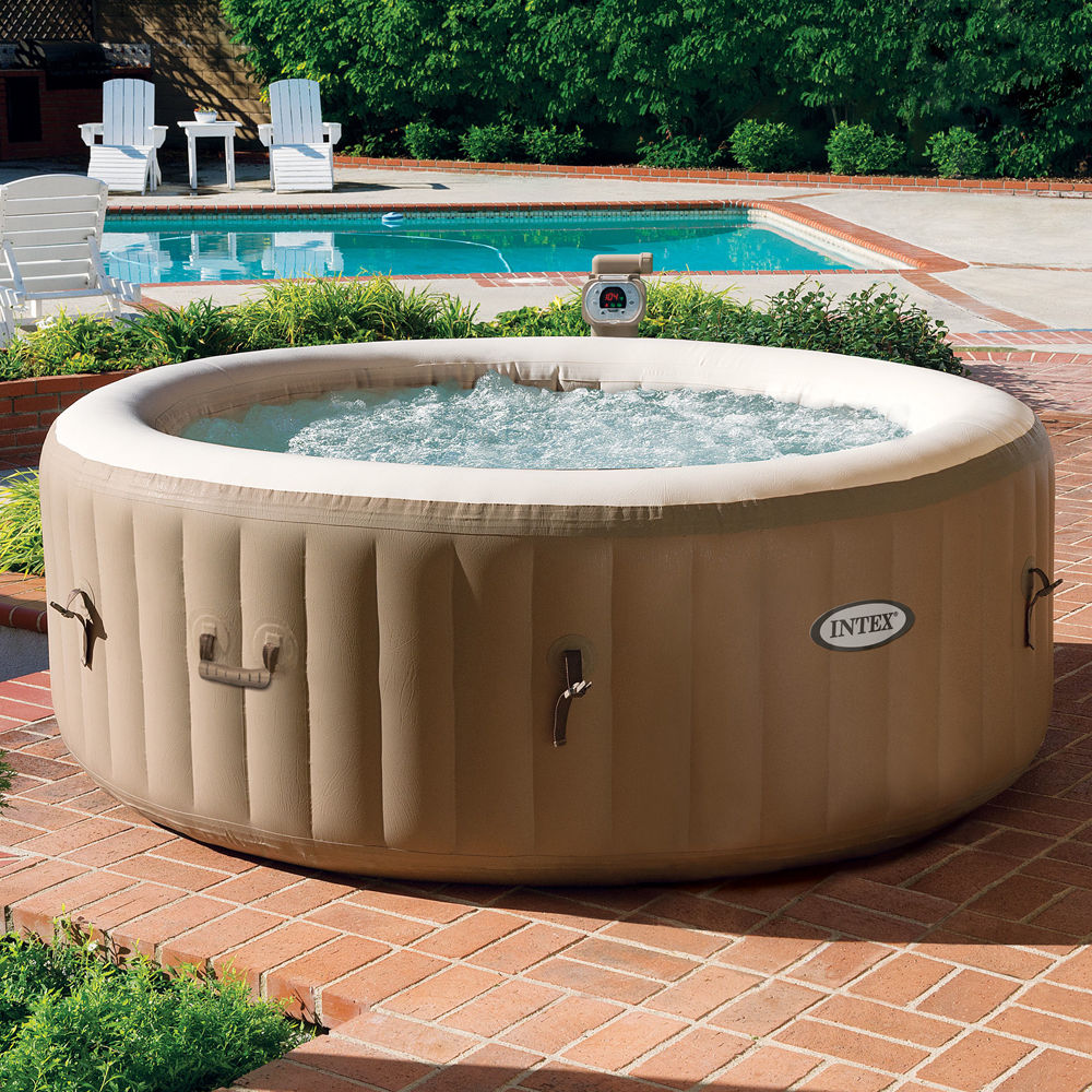 OFFERTA IDROMASSAGGIO INTEX PURE SPA BUBBLE Ø216XH71CM + CARTUCCIA DI RICAMBIO + PULITORE