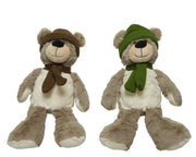 ORSETTO PELUCHES 22X25X30 CON CAPPELLO E SCIARPA MODELLO ASSORTITO