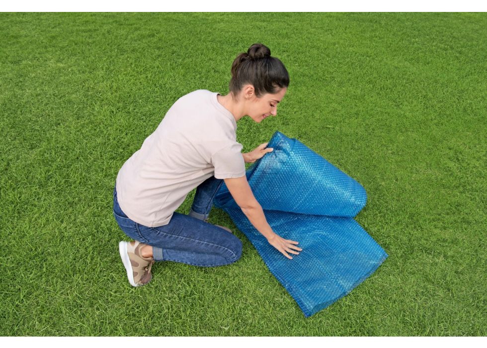 COPERTURA SOLARE PER PISCINA FUORI TERRA OVALE 427X250X100 CM