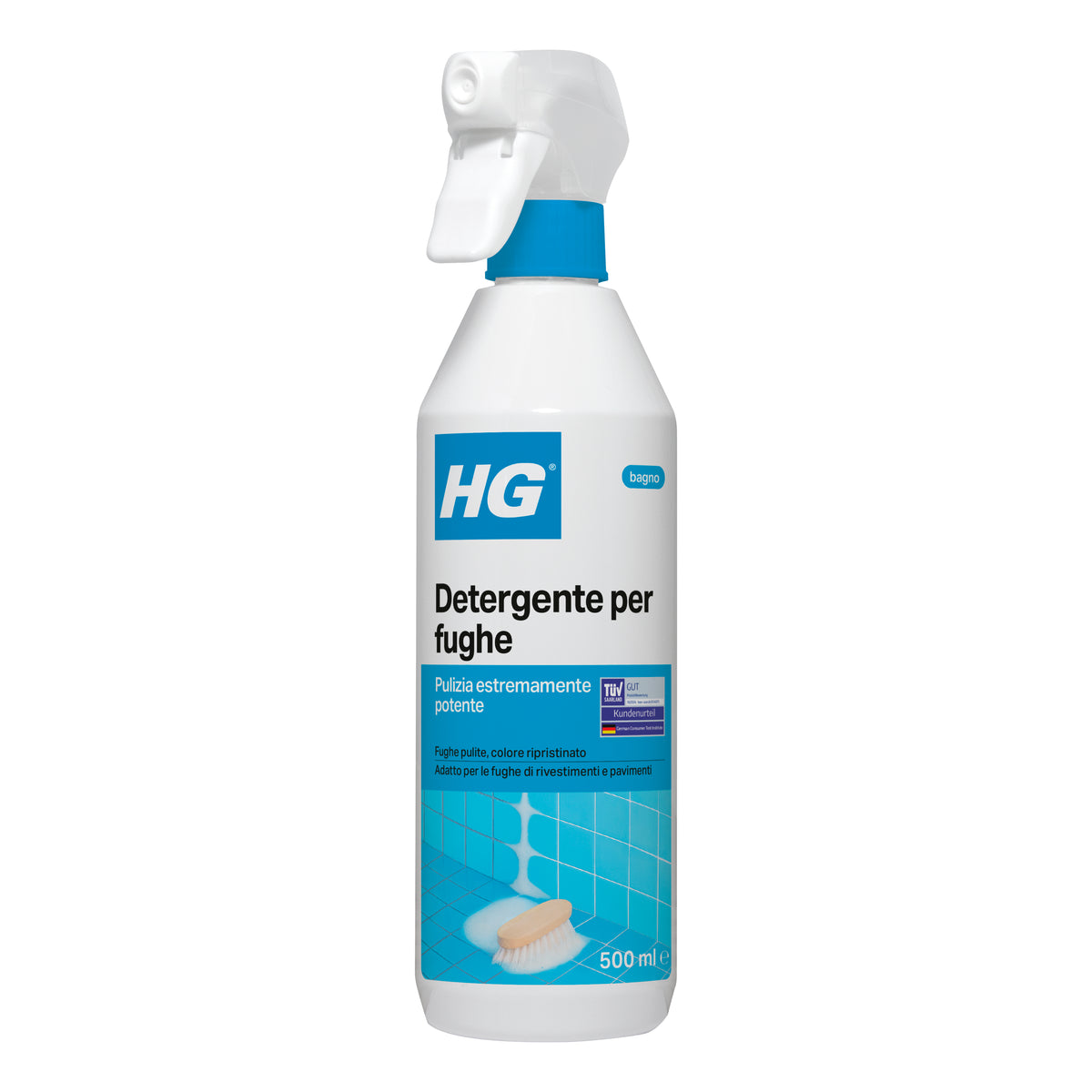 HG DETERGENTE PER FUGHE PIASTRELLE PRONTO USO 500ML
