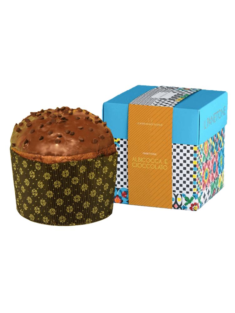 Cannavacciuolo Panettone Albicocca e Cioccolato - 1 kg