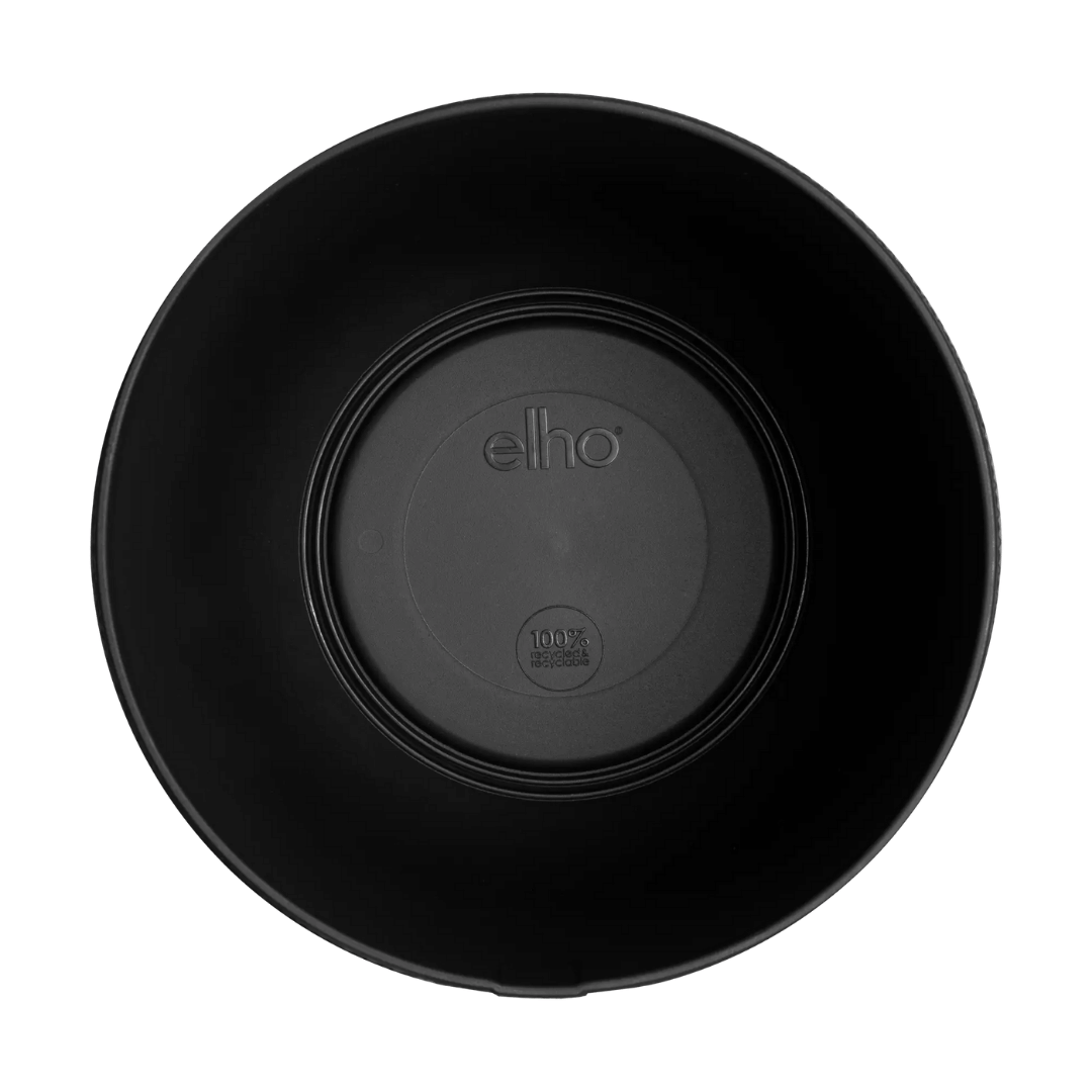 VASO JAZZ ROUND 26CM LIVING BLACK
