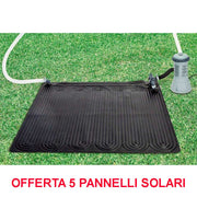 OFFERTA 5 PANNELLI SOLARI PER RISCALDARE ACQUA PISCINA