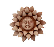 DECORAZIONE SOLE PETALI NINFEA CM.20 IN TERRACOTTA
