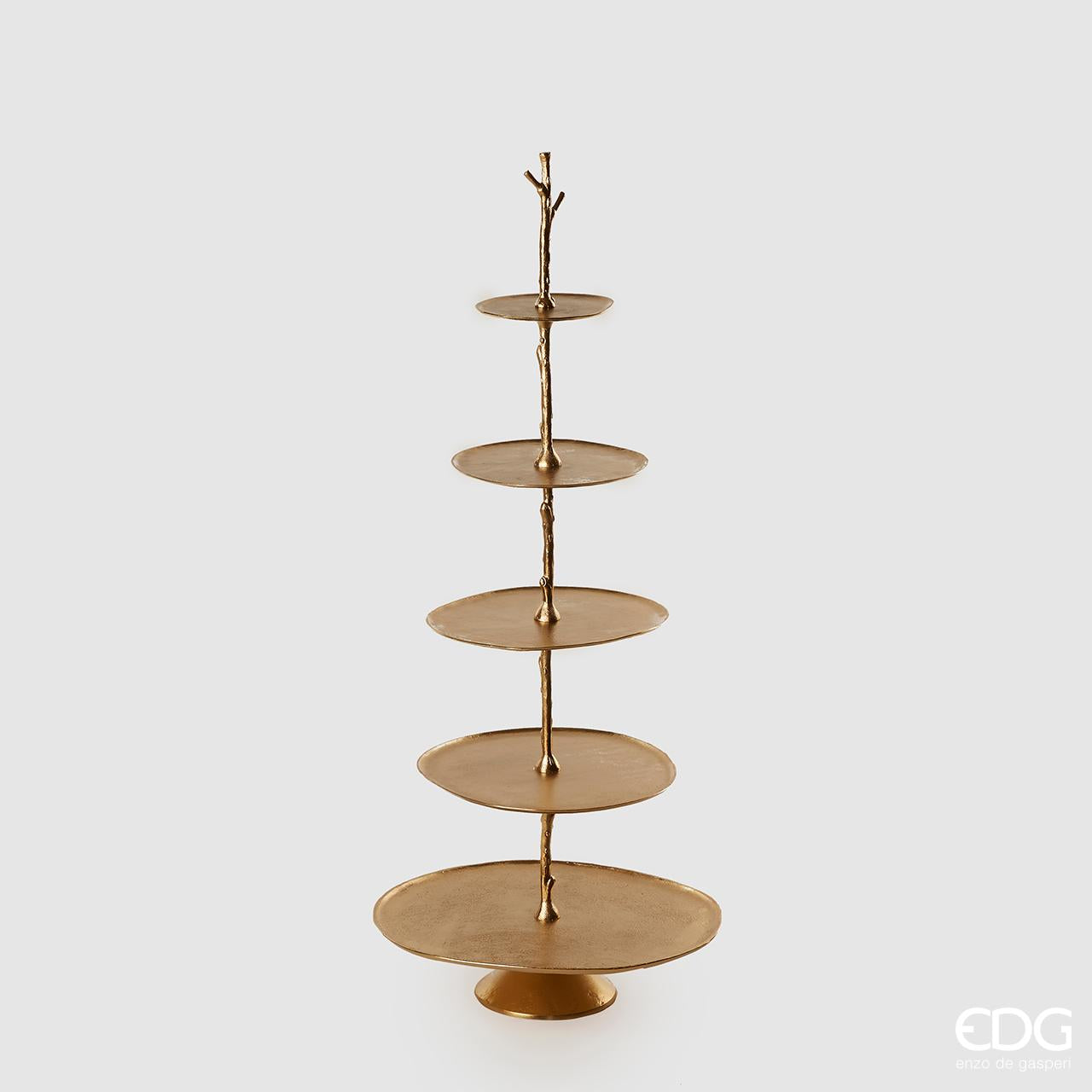 ALZATA IN ALLUMINIO ALBERO ORO 127X53X48CM