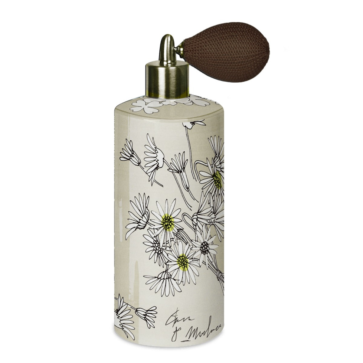 DISPENSER PROFUMO SPRAY IN PORCELLANA NASO & MATITA 375 ML L 'ELEGANZA