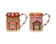 MUG BISCOTTO NATALIZIO 13X8,5X11CM MODELLO ASSORTITO