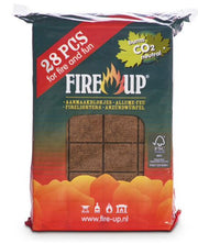 ACCENDIFUOCO FIRE UP ECOLOGICO 28 CUBETTI GMR