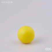 CANDELA SFERA D.8 GIALLO
