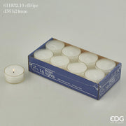 CONFEZIONE DA 16 PZ  T-LIGHT BIANCHE