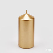 CANDELA MOCCOLO H.15 D.6,8CM ORO