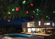 LUCI DA ESTERNO 20 LED MULTICOLOR CON PANNELLO SOLARE