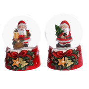 SFERA AD ACQUA CON BABBO NATALE ASSORTITA 4,5X4,5H6,5CM