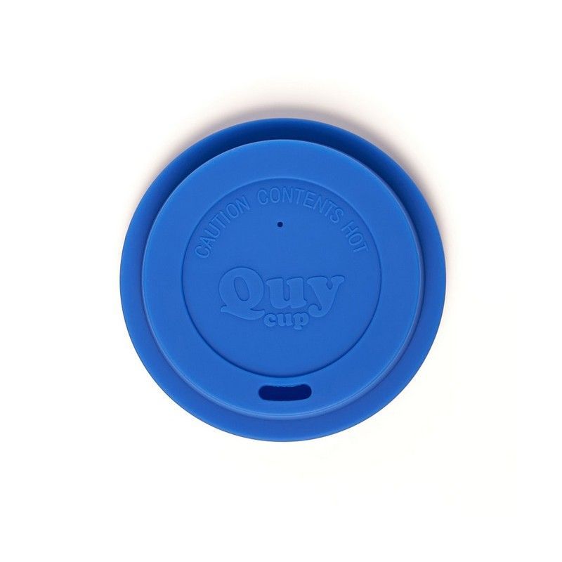 QUY CUP Coperchio in silicone per tazza da caffè espresso da 90 ml Blu