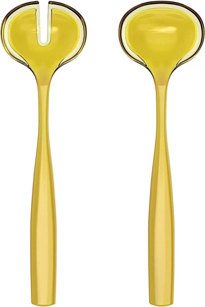 POSATE INSALATA "DOLCEVITA" AMBRA