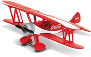 MODELLINO AEREO, COCA-COLA STEARMAN, 10CM