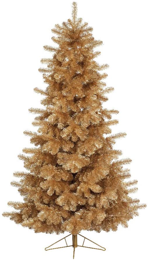 ALBERO DI NATALE DELWARE 210CM DORATO