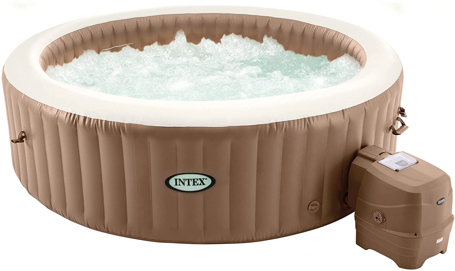 PISCINA IDROMASSAGGIO PURE SAHARA SPA GONFIABILE BEIGE 236X71CM 8 POSTI
