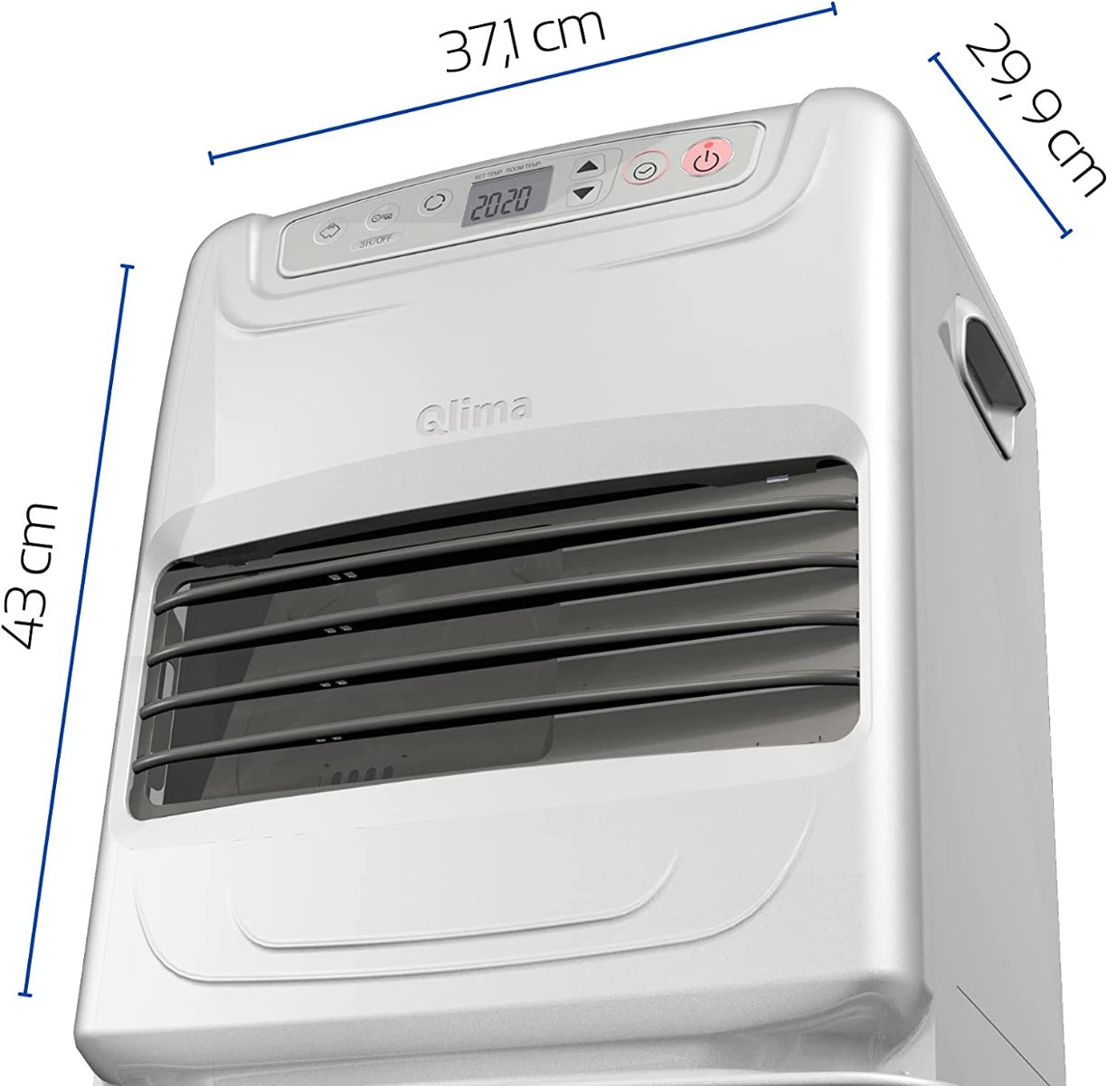 STUFA PORTATILE QLIMA SRE 3531 TC-2 ARGENTO