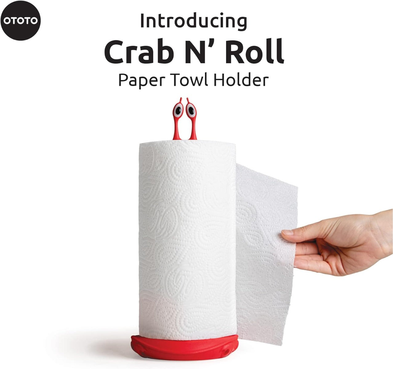 PORTA ROTOLO DA CUCINA/BAGNO CRAB N' ROLL