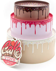 SET DI 3 CONTENITORI DA CUCINA IMPILABILI PER TORTE ROTONDI