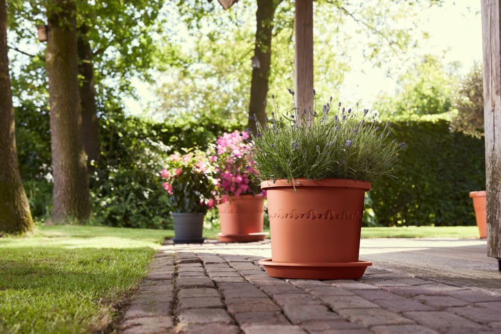 VASO ALGARVE CILINDRO 30CM TERRA