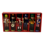 SOLDATINI IN LEGNO APPENDIBILI IN CONFEZIONE REGALO 6PZ H12.5CM