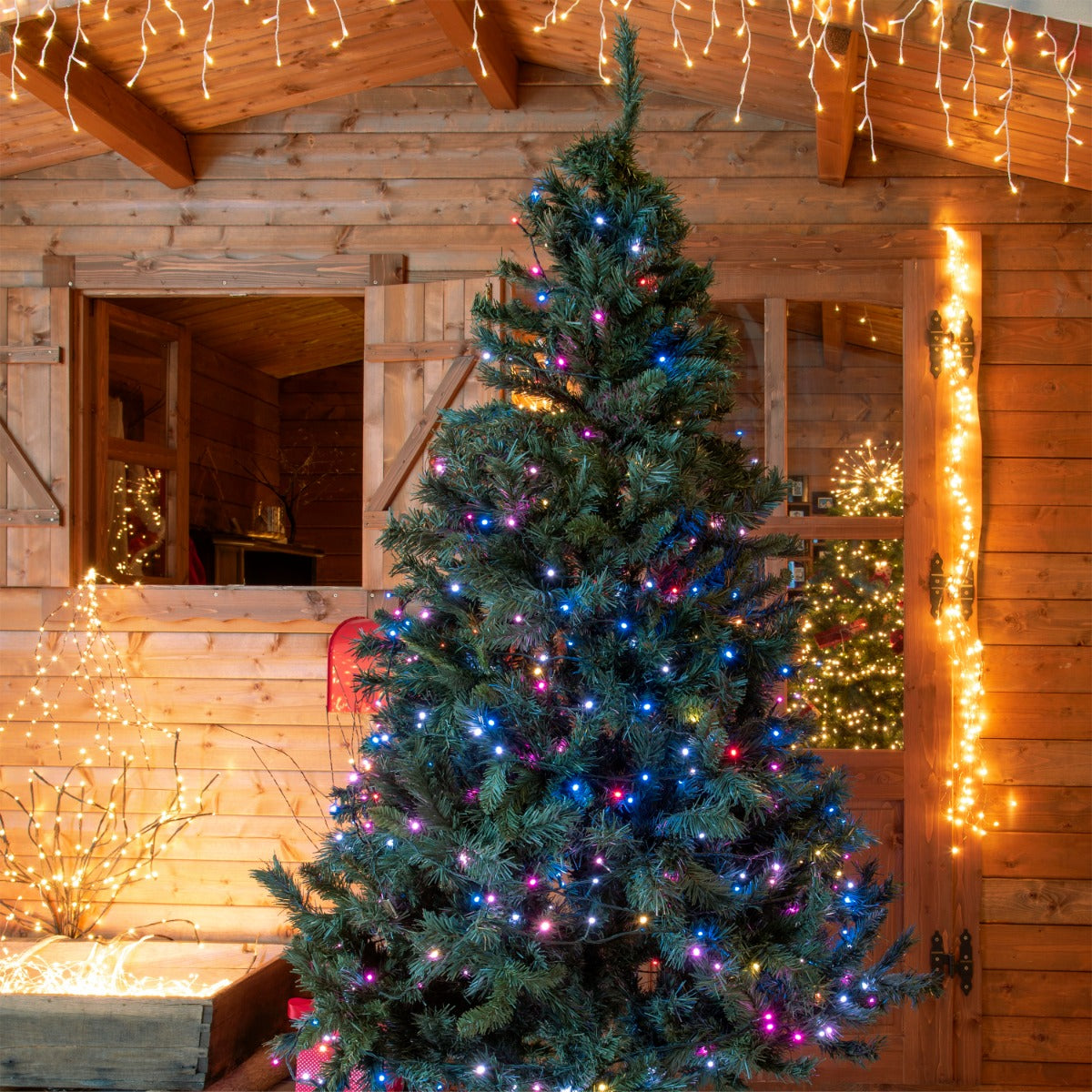ESTENSIONE LUCI DI NATALE WONDER 200 LED 1600CM MULTICOLOR 8 FUNZIONI
