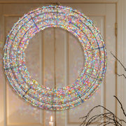 CORONA LUMINOSA 3D MARRONE D.75CM 6000 MICROLED RGB
