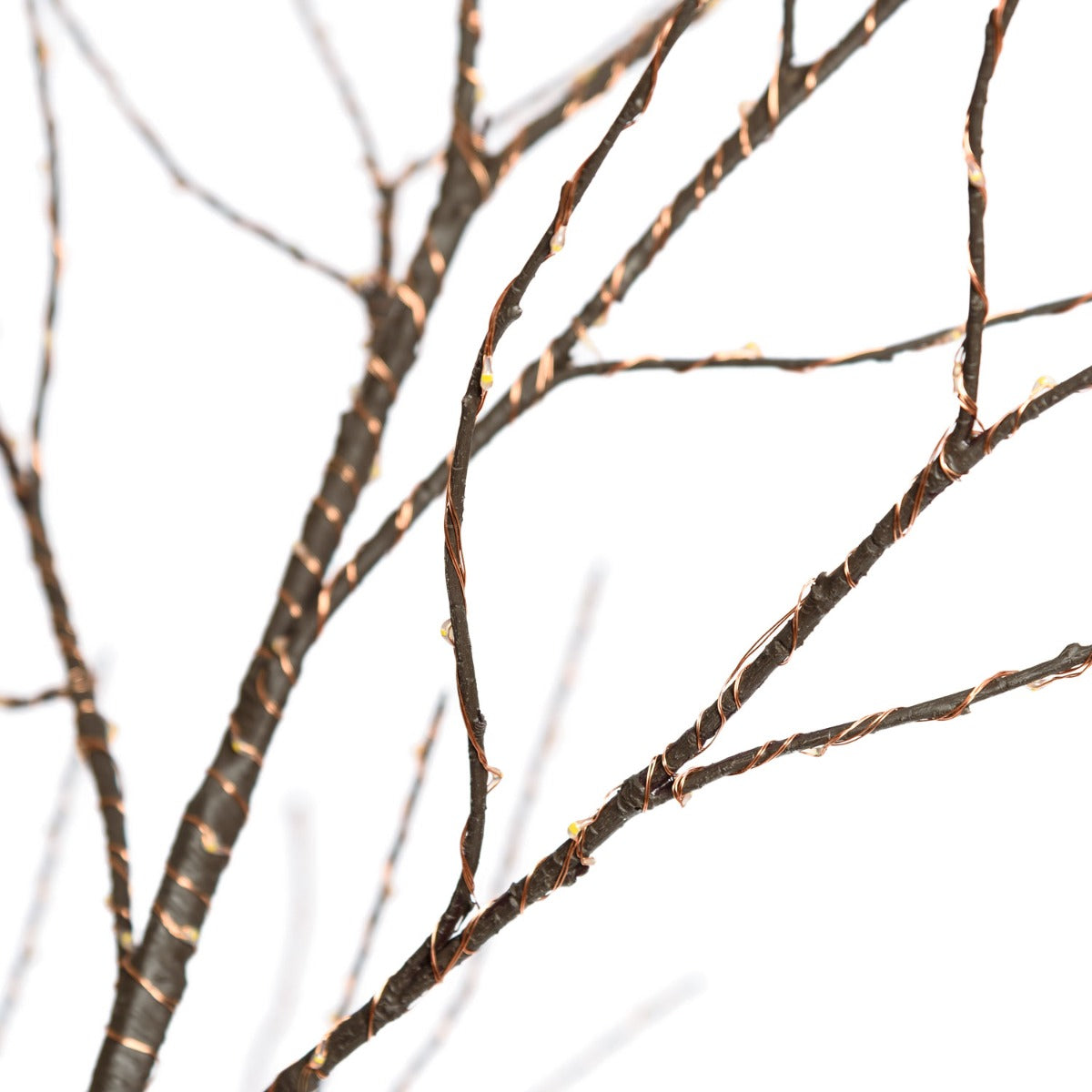 ALBERO LUMINOSO CON 1200 LED BIANCO CALDO H240CM